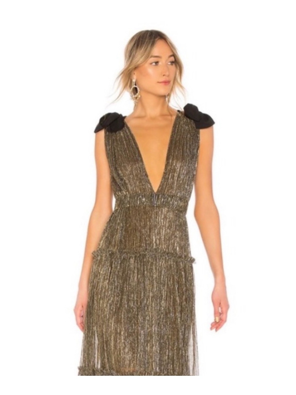 Sabina Musayev - Ray Dress - XS - Gold